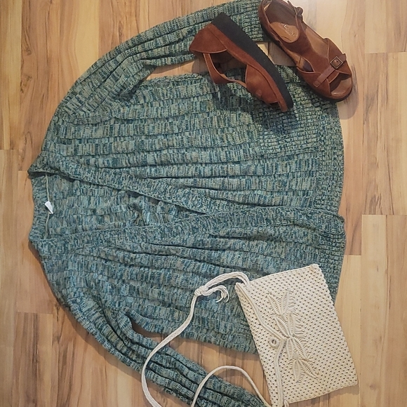 Vintage 70s Space Dyed As Is Unisex Sweater L - Picture 1 of 13